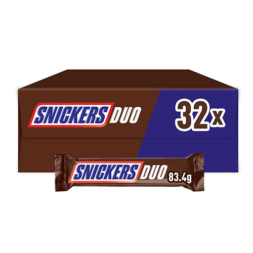 Snickers Milk Chocolate Bar Duo 83.4g