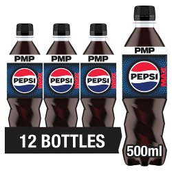 Pepsi Max Cola Bottle PMP 500ml