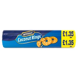 Mcvitie's Coconut Rings 300g