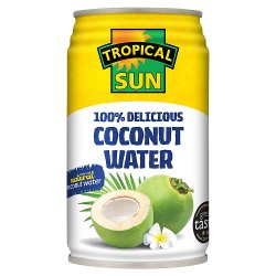 Tropical Sun 100% Delicious Coconut Water 330m