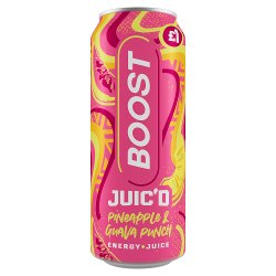 5056079900937 Boost Juic'd Pineapple & Guava Punch 500m