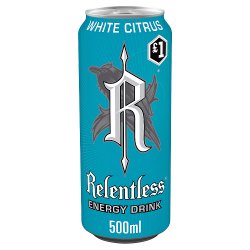 Relentless White Citrus Energy Drink 500ml