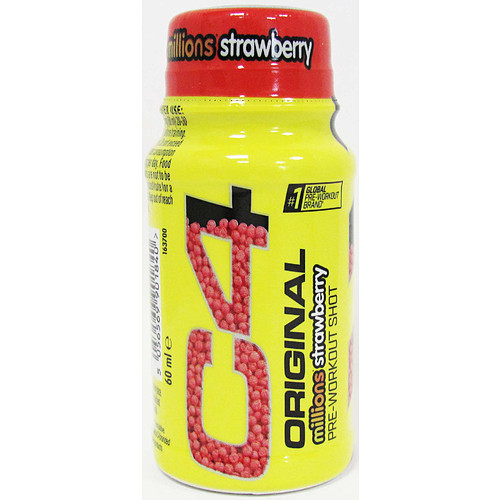831791 C4 Energy Strawberry Pre Work Out Shots