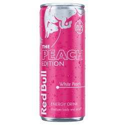 Red Bull Peach Edition White Peach Energy Drink 250ml