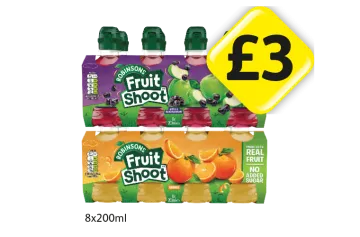 Robinsons Fruit Shoot Blackcurrant, Orange